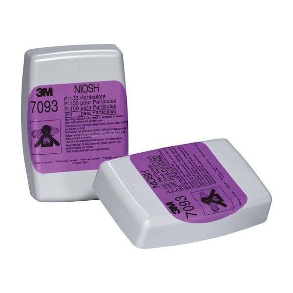 Scotch 3M Lead Paint Removal Half Face Respirator White 7093H1-DC - main